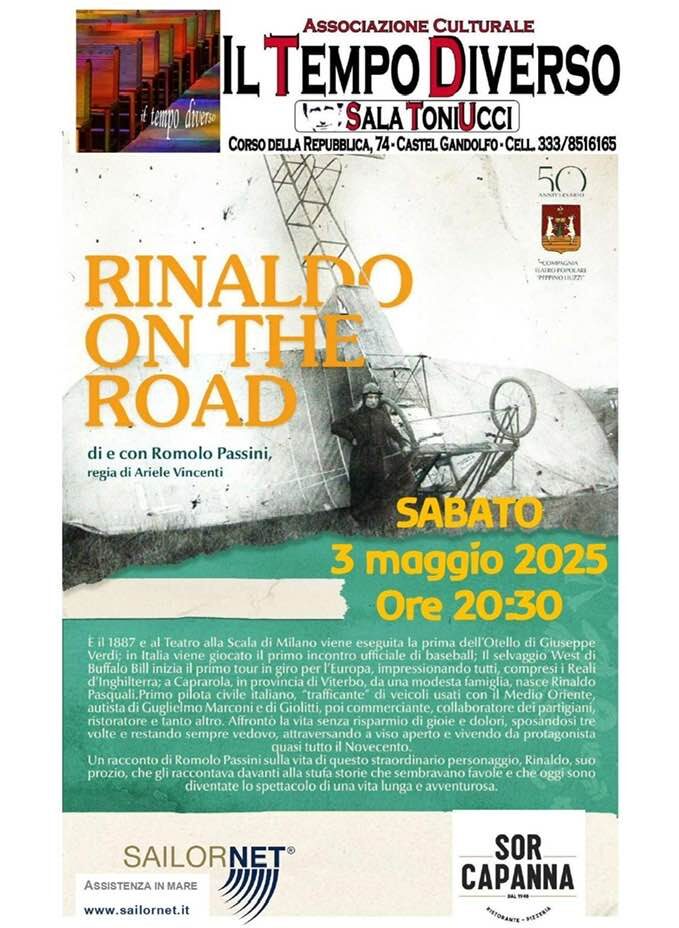 “Rinaldo on the road” di e con Romolo Passini