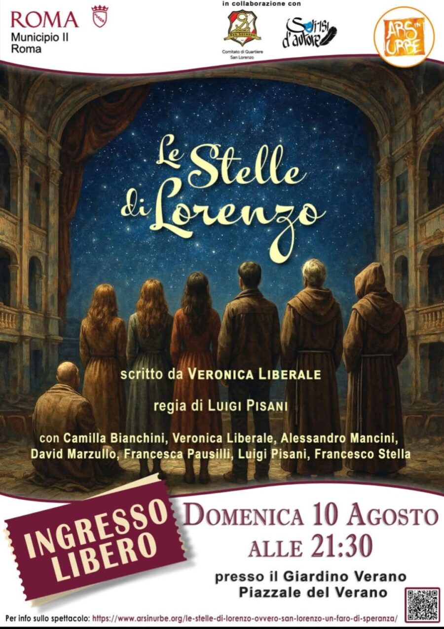 Il 10 agosto brillano “Le stelle di Lorenzo” nel piazzale Verano di Roma