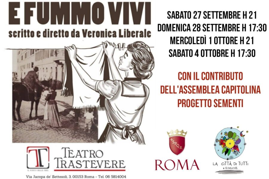 Teatro Trastevere, “E fummo vivi”: quando il passato illumina il presente