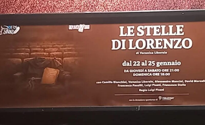 Il sold out de “Le stelle di Lorenzo” illumina il Teatro 7 off