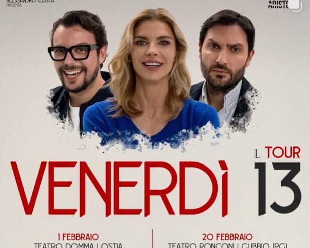 Al Teatro Domma, suspense e superstizione per Martina Colombari in “Venerdì 13”