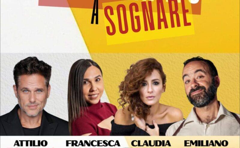 Teatro Roma, debutta “Ho imparato a sognare” la nuova commedia di Luca Giacomozzi