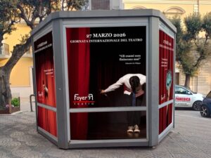 A San Severo un mini teatro da sei posti ricavato in un’edicola chiusa